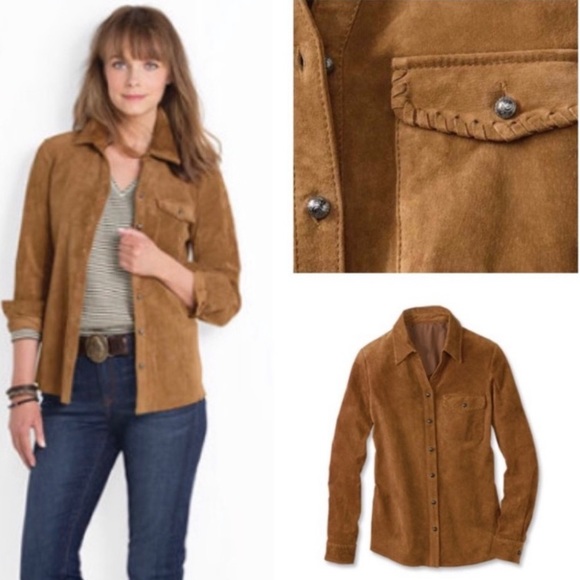 Orvis Tops - Orvis Suede Long Sleeve Western Button Down